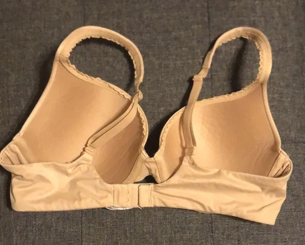 PINK Victoria's Secret Wear Everywhere Push Up Bra Size 34C Tan Color - Image 3
