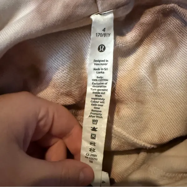 Lululemon All Yours Hoodie Women’s‎ Size 4 Earth Dye Clay Pullover Casual - Image 7