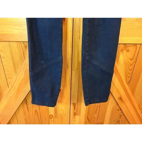 Free People Womens Seamed Skinny Jeans Faded Dark Wash Size 31 (5340) - Image 3