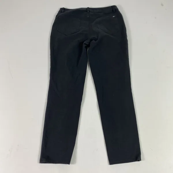 Nike Pants Womens 8‎ Black Dri-Fit Slim Fit Chino Straight Leg Twill Athletic - Image 2