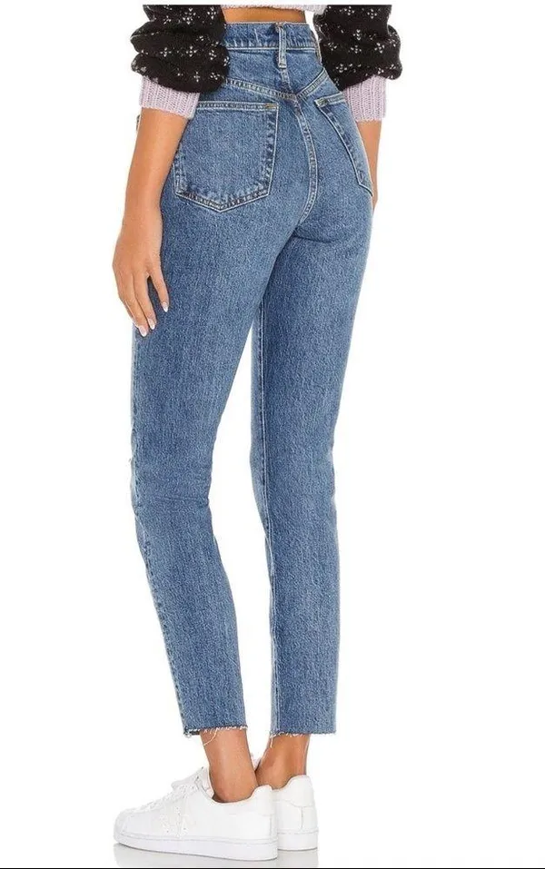 Free People We the Free Stella Raw-Hem Skinny Jeans - Image 5