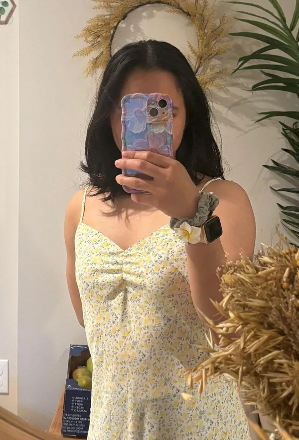 HAVE Dress Yellow Size M - Image 3