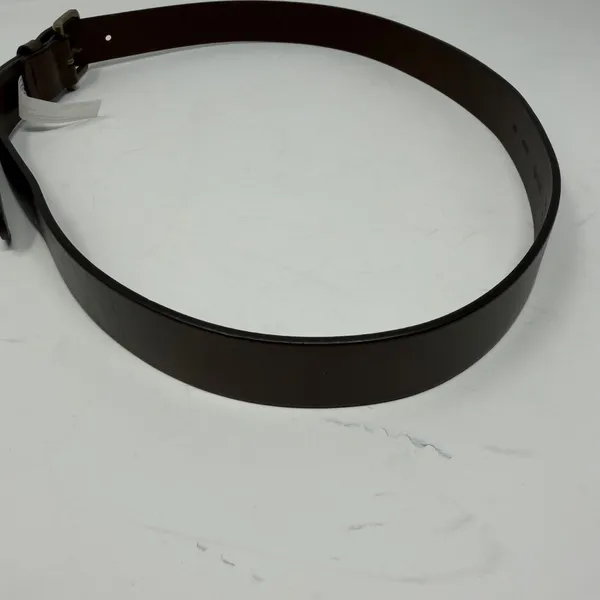 Madewell Leather Classic Buckle Belt Dark Brown Women Size 40 NE805 - Image 5