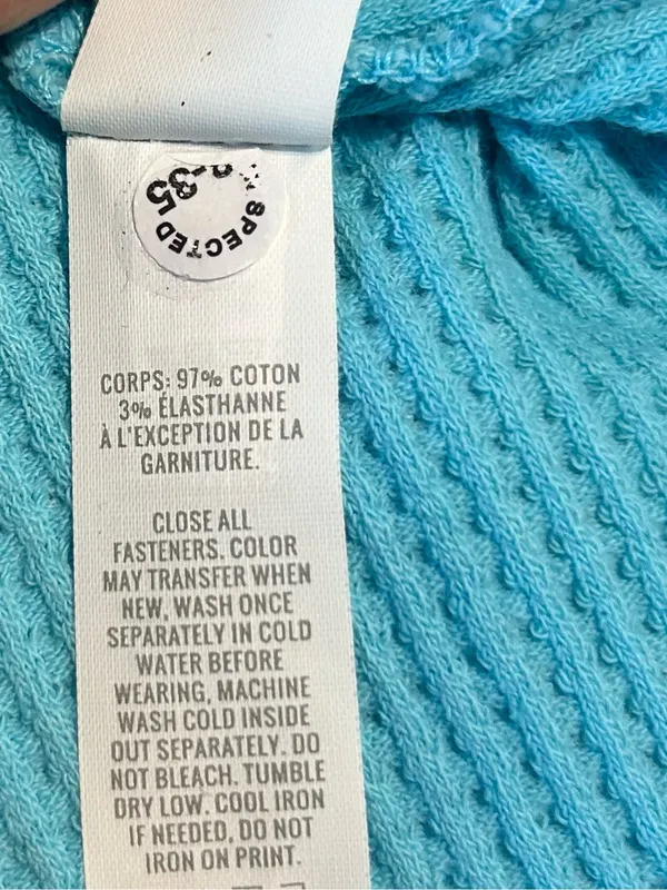 Offline Light Blue/Teal Waffle Henley Long-Sleeve Shirt - Image 5