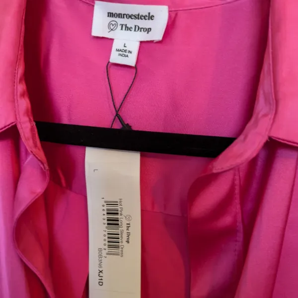 The Drop hot pink shirt dress small Size L - Image 6