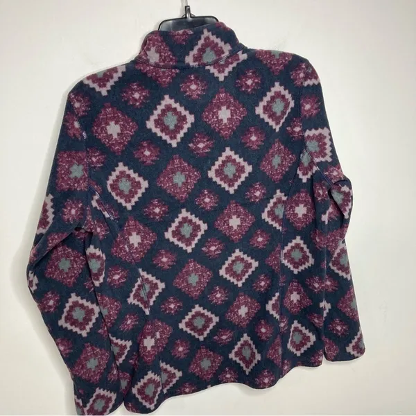 Eddie Bauer fleece quarter‎ zip pullover size large - Image 6
