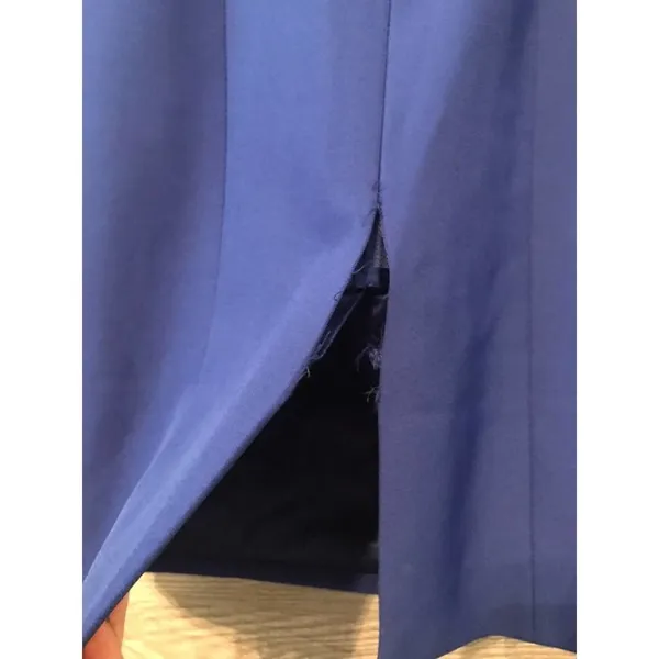 Ted Baker bight blue porisa cap back crepe‎ bodycon dress size small - Image 3