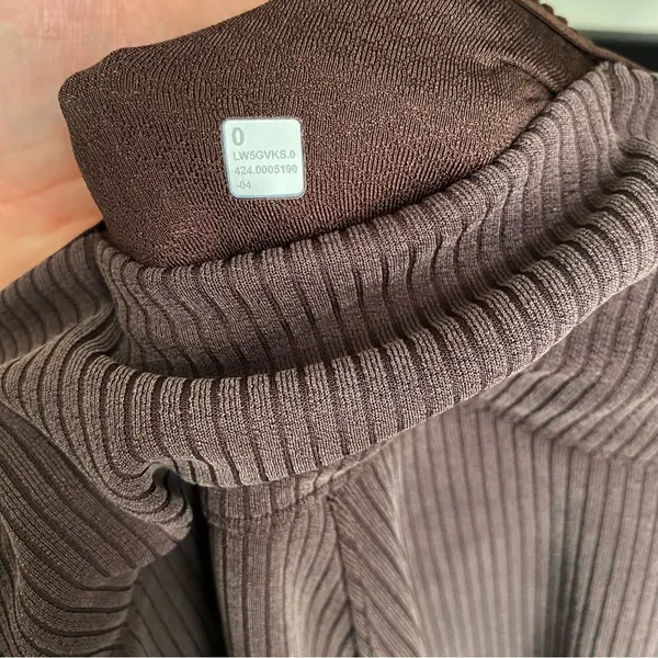 NWT Lululemon Ribbed Softstream Flared Pant in Espresso - Image 4