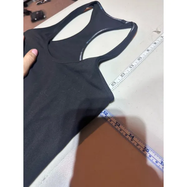 Lululemon Cool Racerback Tank Womens 4 Black Reversible Yoga Activewear Tank Top - Image 7