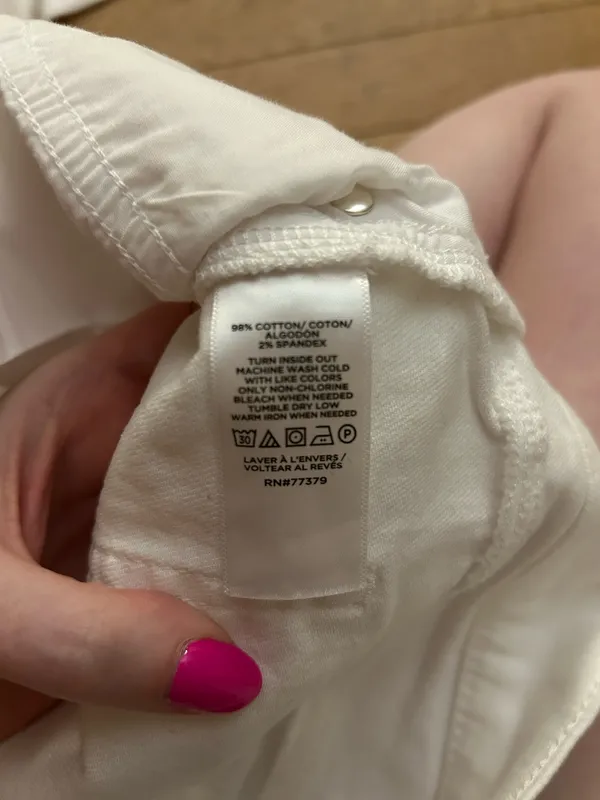 Ann Taylor White Jeans - Image 3