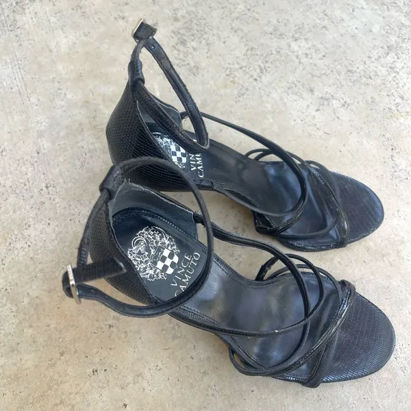 Vince Camuto Adilene Sandal High Heel Size 9‎ Black - Image 8