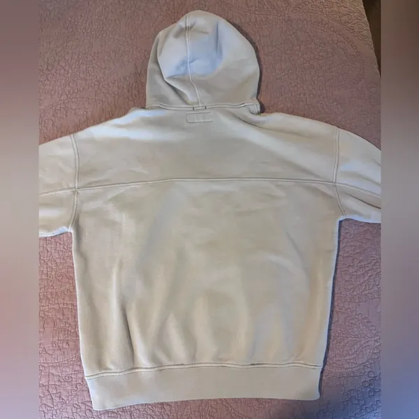 Abercrombie & Fitch Beige Hoodie - Essential Popover Hoodie - Image 4