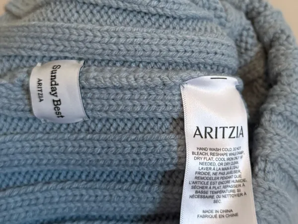 Aritzia Sunday Best Real Faux Fur Pom Cuffed‎ - Image 3