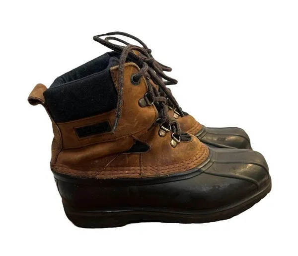 L.L. Bean Frelonic Duck Bean Boots Leather Waterproof Women's 7 - Image 8