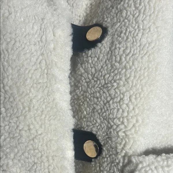 Cozy White women Jacket by Zara - Image 3