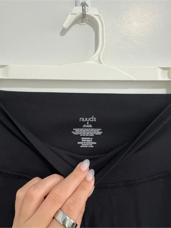 Nuuds motion flare leggings small Black - Image 5