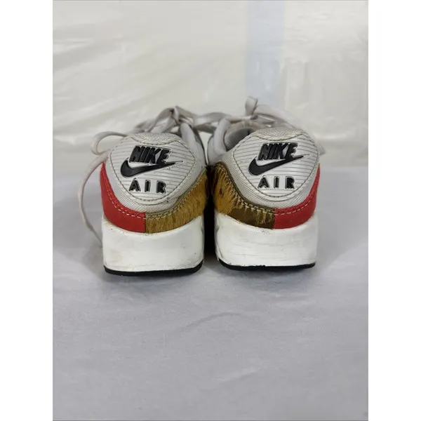 Nike Air Max 90 SE Safari Mix White Curry DH5075-100 Women's 7 Streetwear - Image 7
