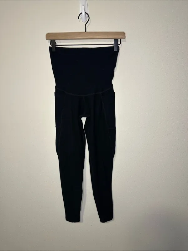 Beyond the bump Spacedye Love the Bump Maternity Pocket Midi Legging charcoal XS - Image 10