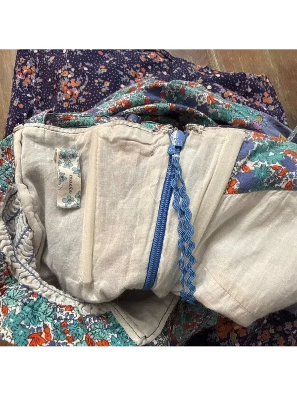 Maeve Anthropologie Patchwork Floral Sundress XS - Image 13