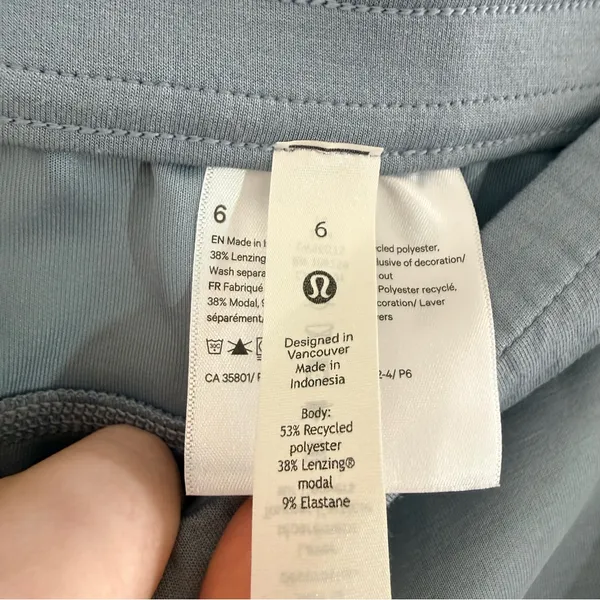 Lululemon Athletica Women’s Light Blue Pull on Pants Size 6 - Image 2
