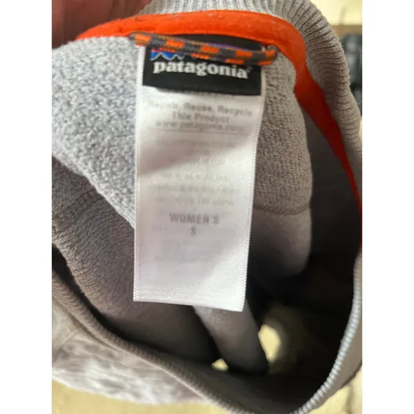 Patagonia Crewneck Gray Sweater Women's Size Small - Image 6