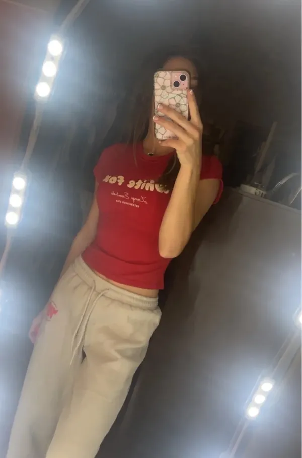 White Fox Sweatpants Tan Size XXS - Image 2