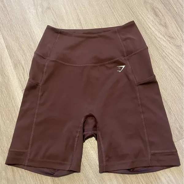 Gymshark brown pocket shorts - Image 2