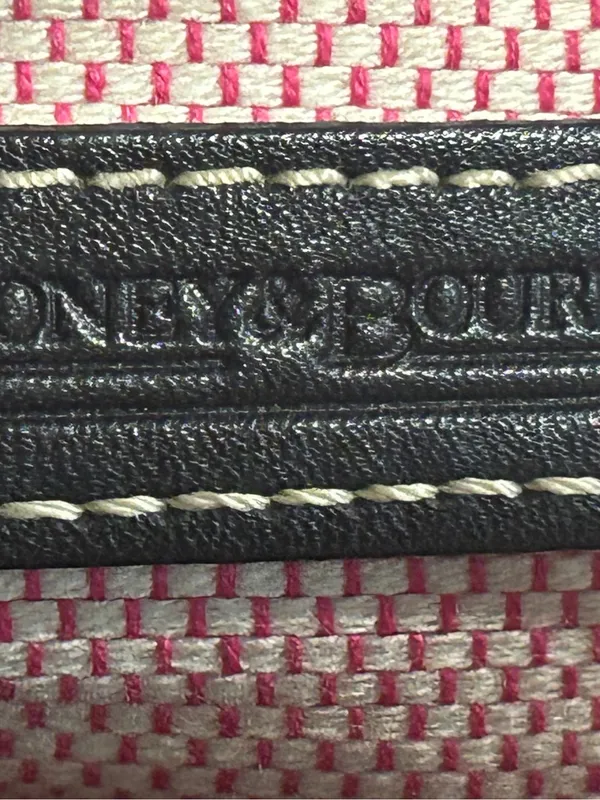 Dooney & Bourke Black and Gray Monogram Hobo with Gold Hardware - Image 10