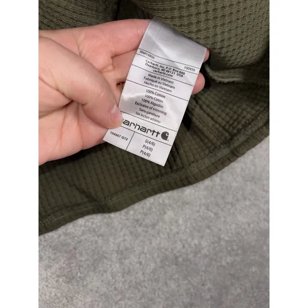 carhartt Women's Relaxed Fit Heavyweight Long-Sleeve Hooded‎ Thermal Shirt S - Image 5