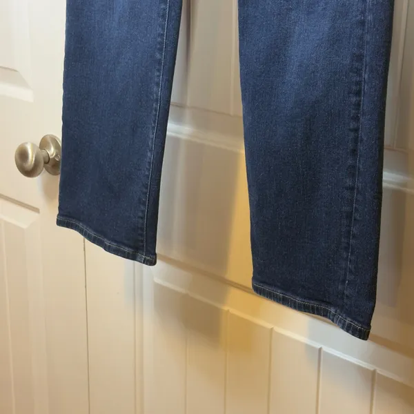 J.Crew 03 Curvy Slim Jeans Size 30 Dark Indigo High Rise Straight Leg Denim Crop - Image 5