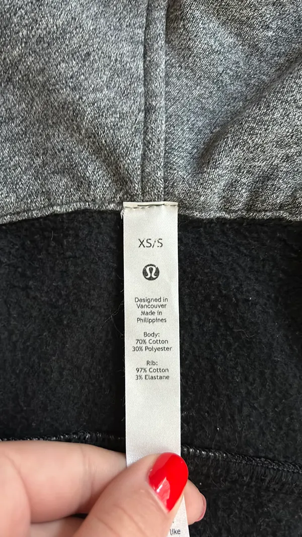 Lululemon Dark Heather Grey Scuba - Image 5