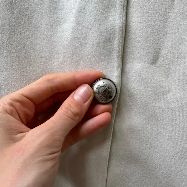 Zara Lightweight One Button Blazer - Image 5
