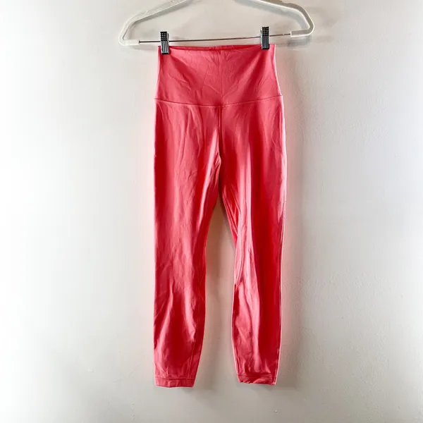 Lululemon Align High-Rise Pant Leggings 25" Pale Raspberry Pink Coral 4 - Image 4