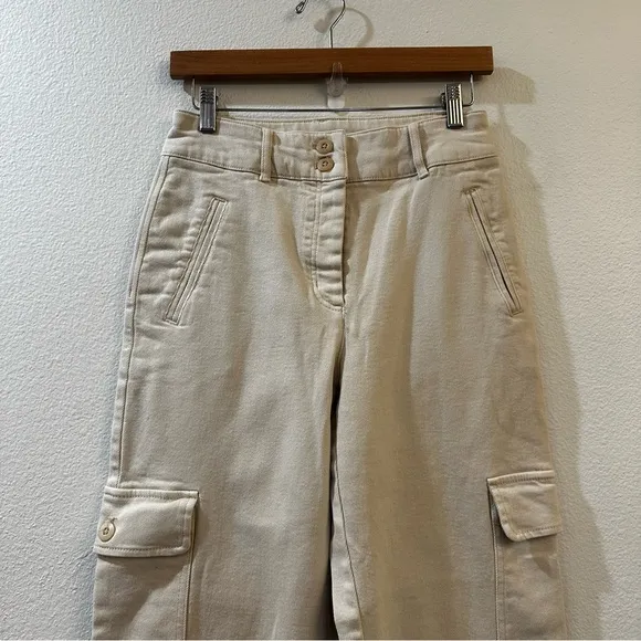 Aritzia‎ Wilfred Free Modern Cargo Preppy Ankle GD Birch Pants Size 4 - Image 3