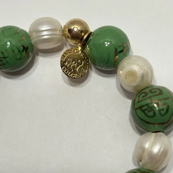 Mary Caroline Colgin Designs Pearl & Porcelain Blessing Bracelet - Image 3