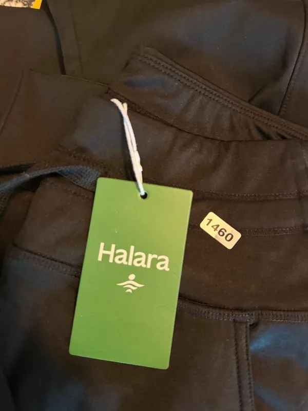 Halara nwt XS Womens Black Drawstring Joggers XS Nylon & Elastane - Image 7