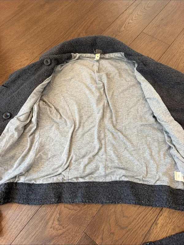 Free People "We The Free" Outta Left Field Military Jacket Gray Small - C54-134 - Image 6