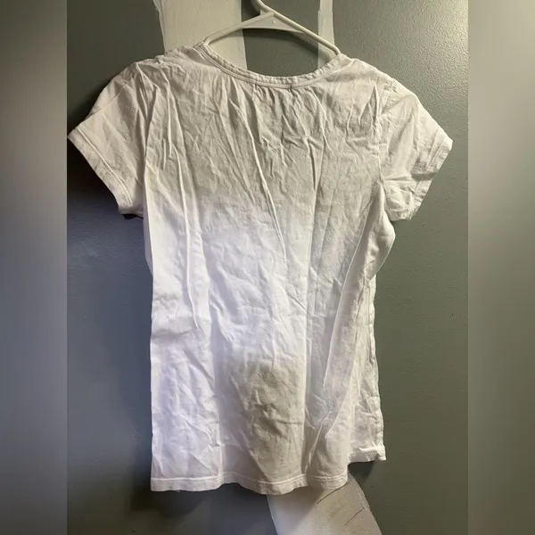 GUESS White Tee with Sparkling Logo - Image 2