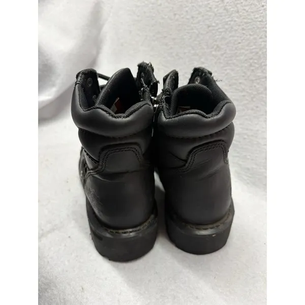 Women’s Harley Davidson Maddy Riding Boot Size 7.5 Black Grunge Goth Moto D84189 - Image 4