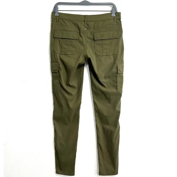 Prana Meme Cargo‎ Pants Womens Size 6 Green Olive Outdoors Hiking Climbing - Image 3