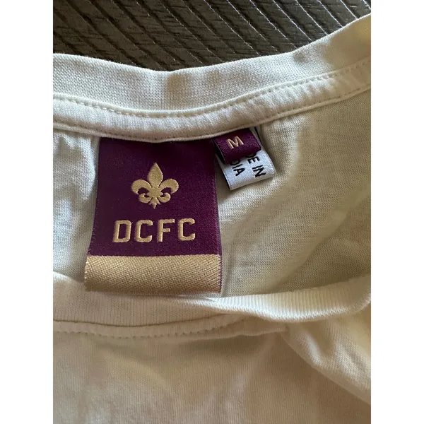 Official Detroit City FC Graphic T-Shirt | Size M‎ Cream Le Rouge Soccer - Image 3