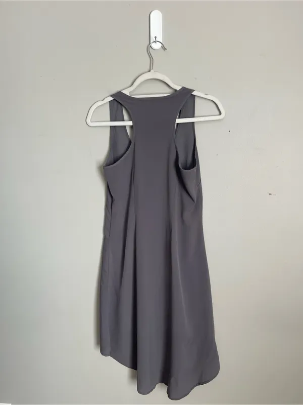 FREEBIRD Gray Sleeveless Racerback High-Low Dress Sz S - Image 6