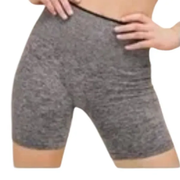 THIRDLOVE SEAMLESS KNITWEAR BIKE SHORTS in Grey NWT L - Image 2
