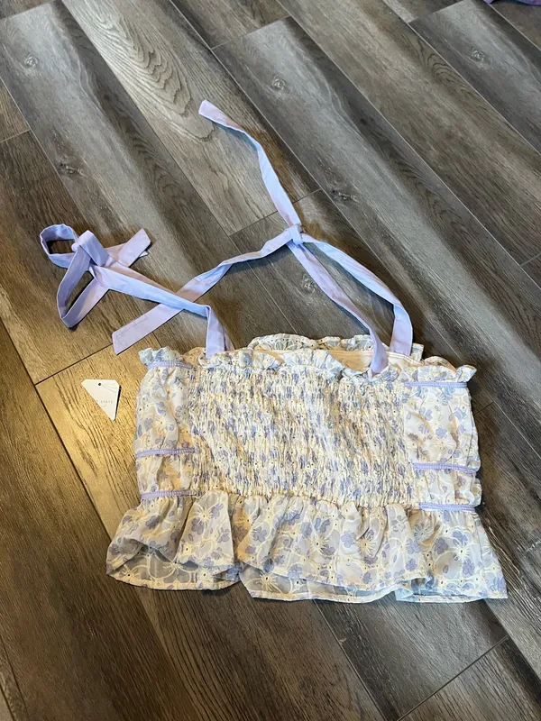 NWT Altar’d State Purple Floral Tank Top - Image 2