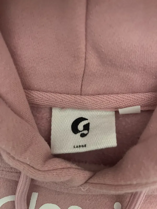 glossier original pink hoodie Size L - Image 3