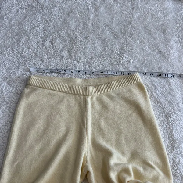 Gap Womens Sz M Boot Sweater Yellow Pants Cotton Preppy Casual Soft Clean Girl - Image 4