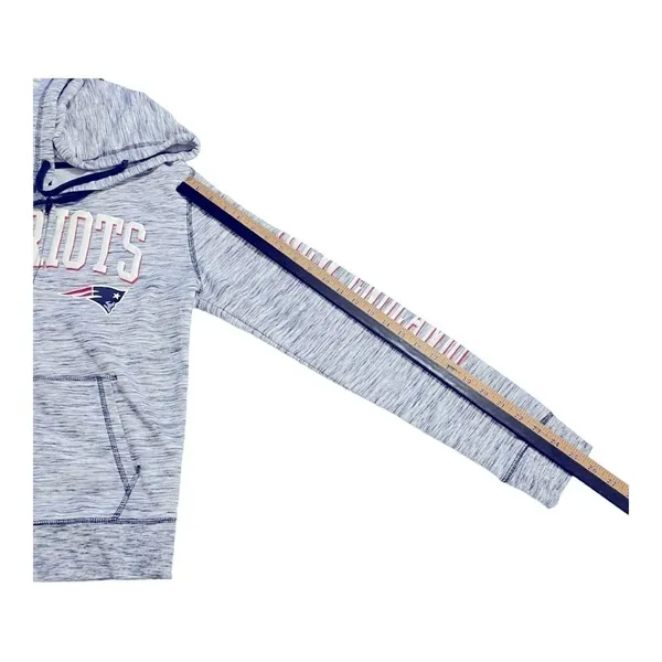 NEW ENGLAND PATRIOTS Women's Space-Dye Full-Zip Fleece Hoodie size M - Image 15