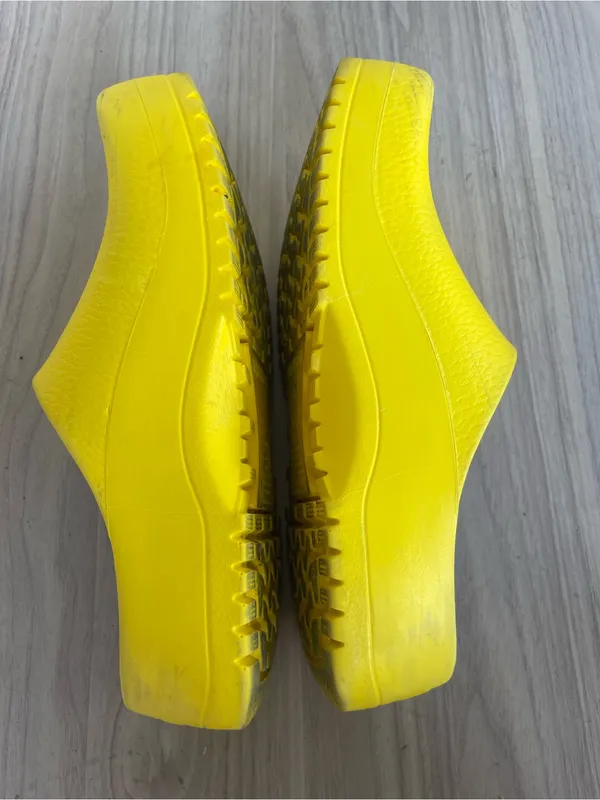 Birkenstock Yellow Slip-On EVA Clogs - Image 6