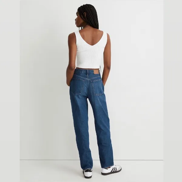 Madewell ‼️ Baggy Straight Jeans in Dark Worn Indigo Wash‼️ - Image 3