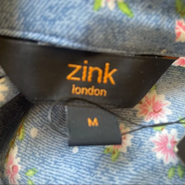 Zink London floral ruffle trim blouse - Image 8